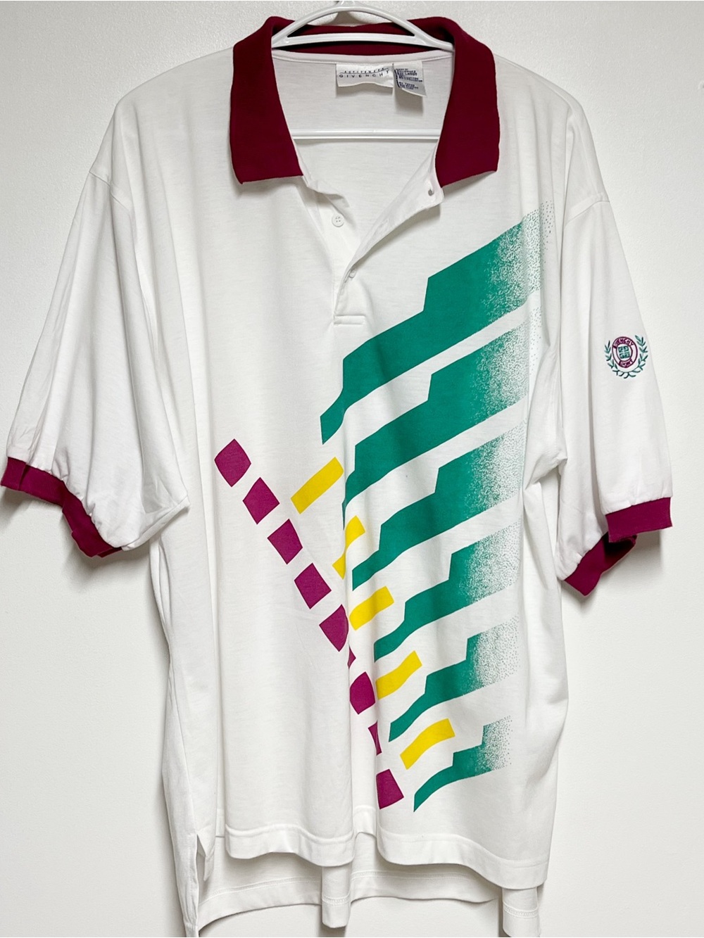 Givenchy Sport Vintage Unworn Polo cotton blend Shirt Mens Sz L
